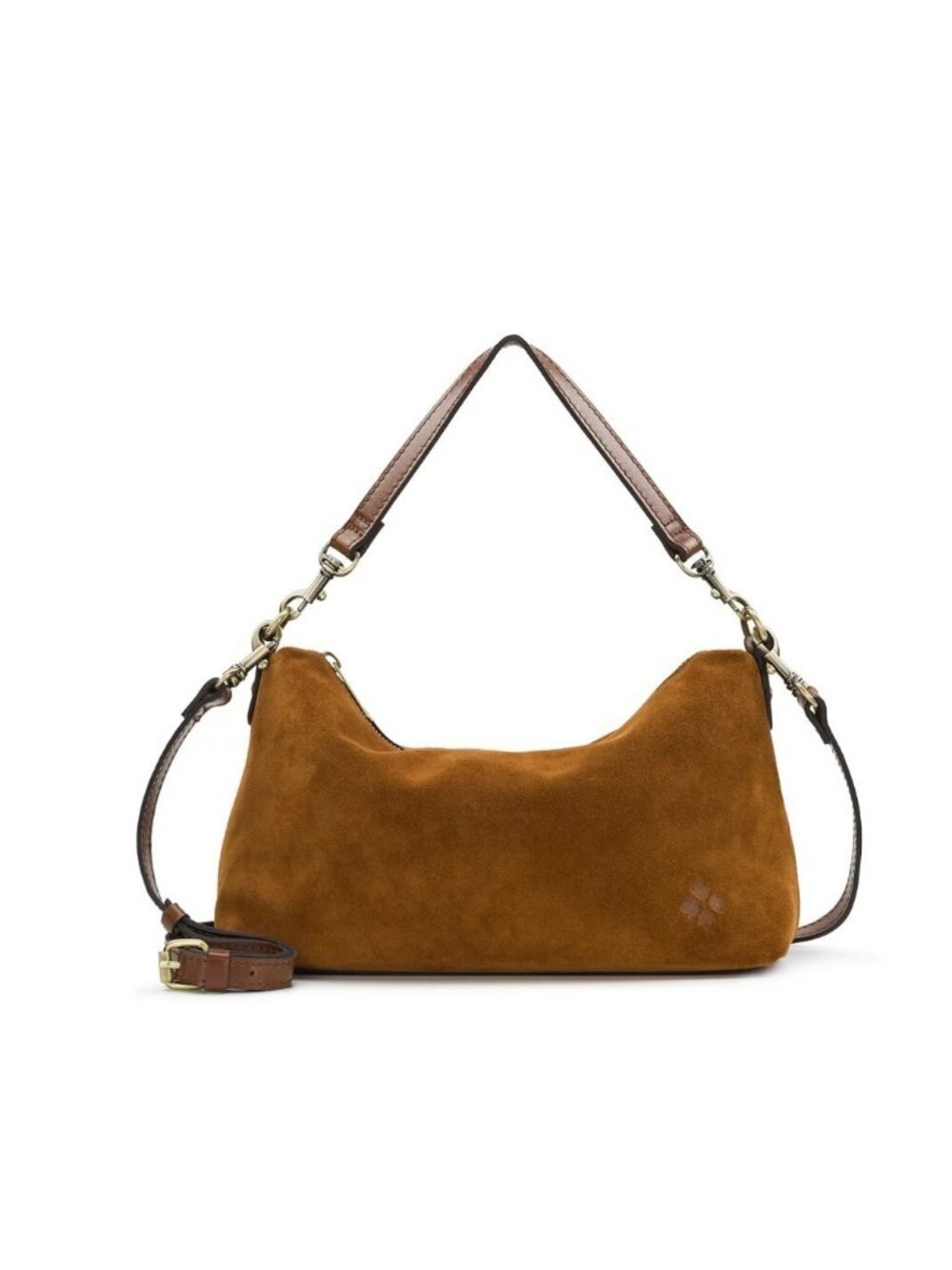 PATRICIA NASH Kolena suede shoulder crossbody + Dust bag  -Brown Cognac